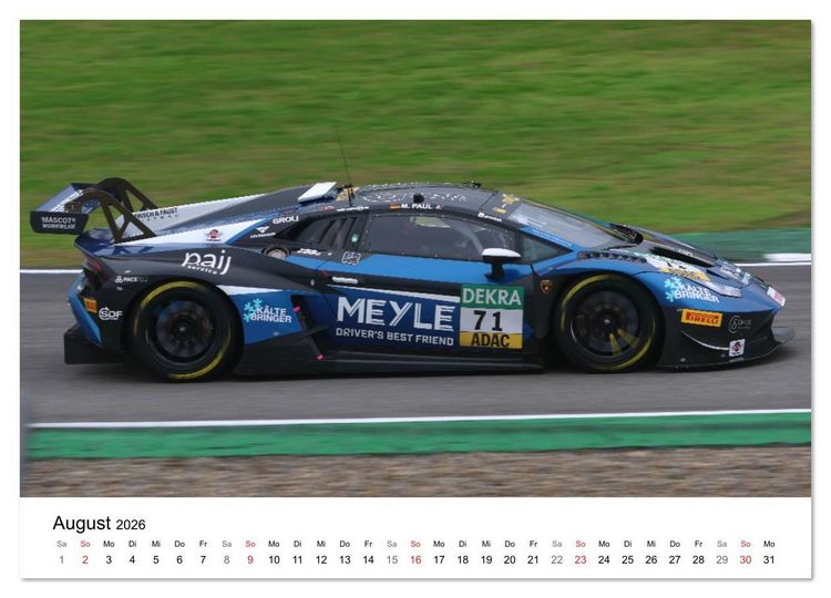 Produktbild: Motorsport aus Sant&rsquo;Agata (hochwertiger Premium Wandkalender 2026 DIN A2 quer), Kunstdruck in Hochglanz