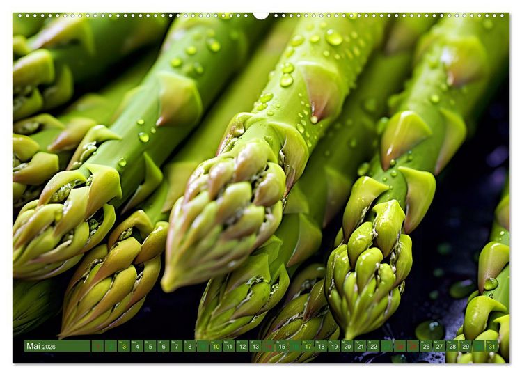 Produktbild: GR&Uuml;N - Gem&uuml;se und Obst - Knackig und Frisch (Wandkalender 2026 DIN A2 quer), CALVENDO Monatskalender