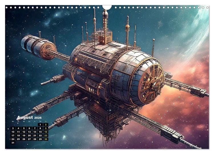 Produktbild: Lost Places im Orbit (Wandkalender 2026 DIN A3 quer), CALVENDO Monatskalender
