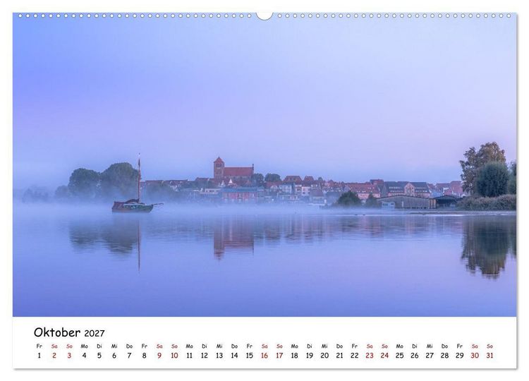 Produktbild: Waren M&uuml;ritz Besondere Ausblicke, Pl&auml;tze und Perspektiven (hochwertiger Premium Wandkalender 2027 DIN A2 quer), Kunstdruck in Hochglanz