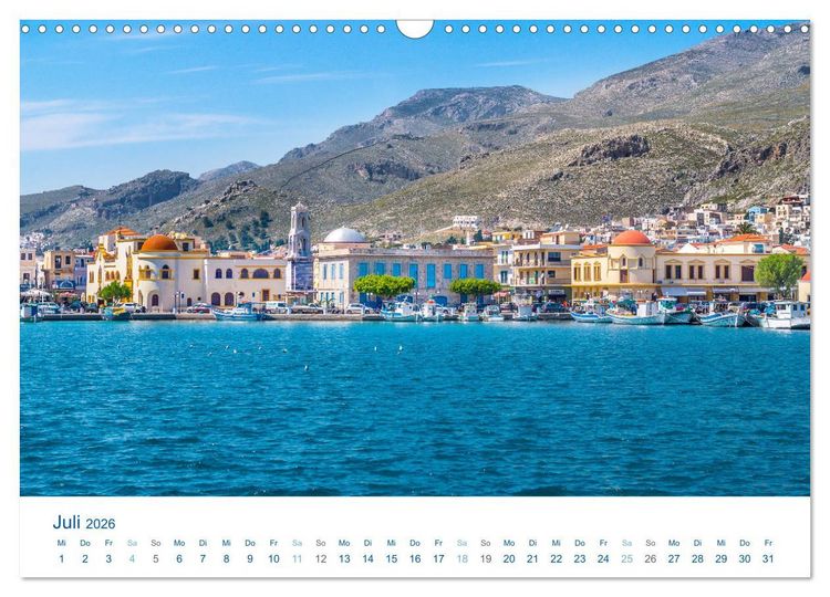 Produktbild: Kalimera Kalymnos (Wandkalender 2026 DIN A3 quer), CALVENDO Monatskalender