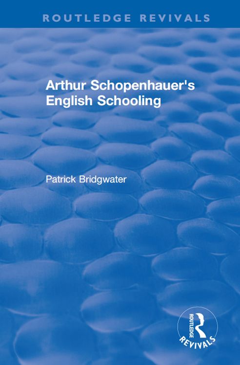 Produktbild: Arthur Schopenhauer's English Schooling