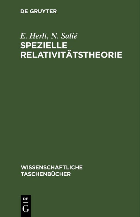 Produktbild: Spezielle Relativit&auml;tstheorie