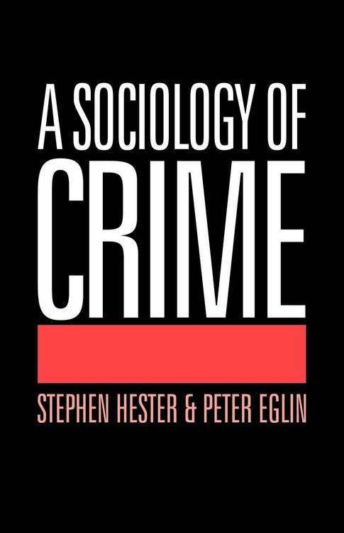 Produktbild: A Sociology of Crime