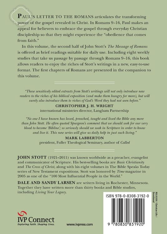 Produktbild: Reading Romans with John Stott