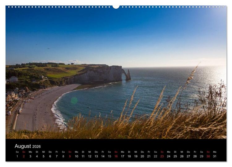 Produktbild: Normandie (hochwertiger Premium Wandkalender 2026 DIN A2 quer), Kunstdruck in Hochglanz
