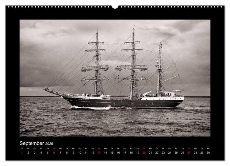 Produktbild: Segelschiffe auf der Ostsee (hochwertiger Premium Wandkalender 2026 DIN A2 quer), Kunstdruck in Hochglanz