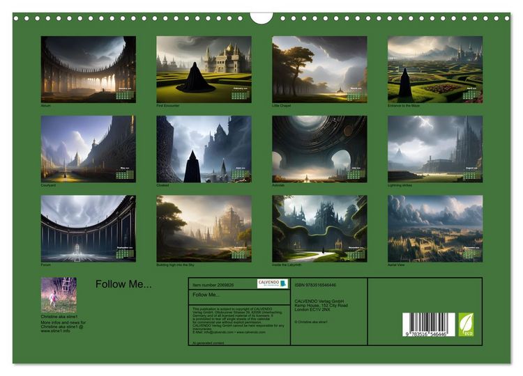 Produktbild: Follow Me... (Wall Calendar 2026 DIN A3 landscape), CALVENDO 12 Month Wall Calendar