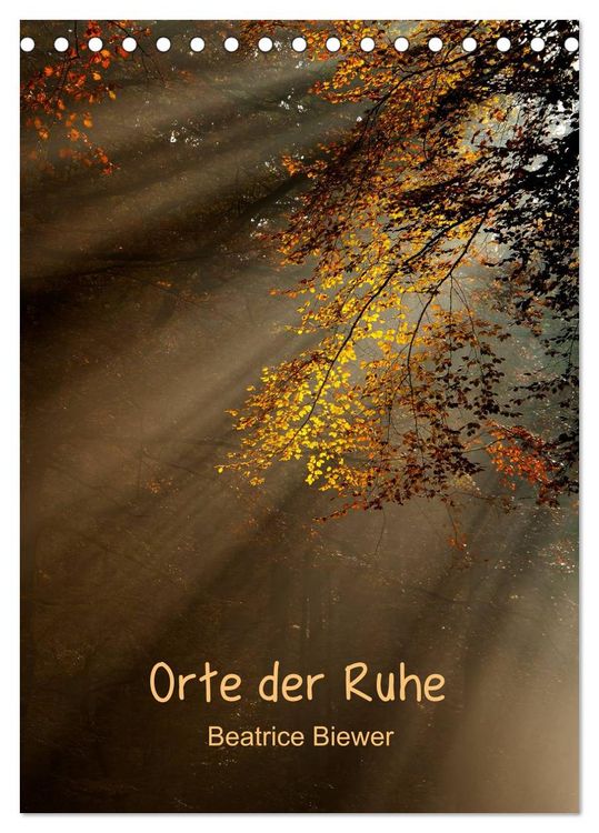 Produktbild: Orte der Ruhe (Tischkalender 2026 DIN A5 hoch), CALVENDO Monatskalender
