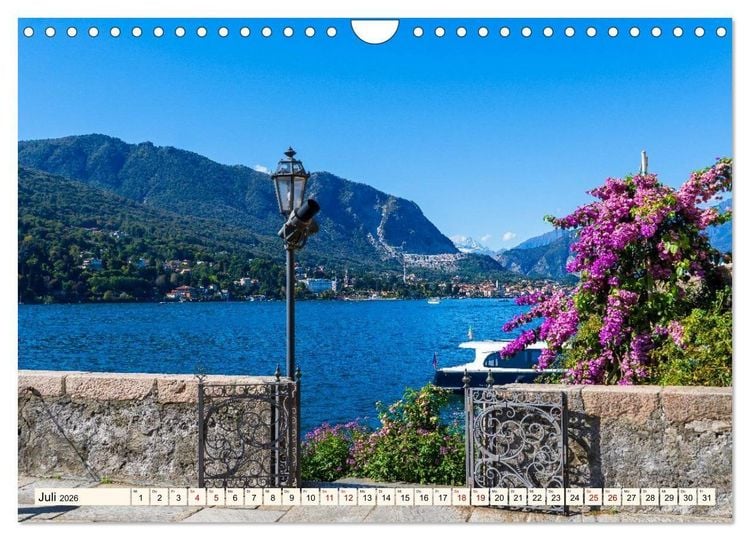 Produktbild: Lago Maggiore - Traumorte am See (Wandkalender 2026 DIN A4 quer), CALVENDO Monatskalender