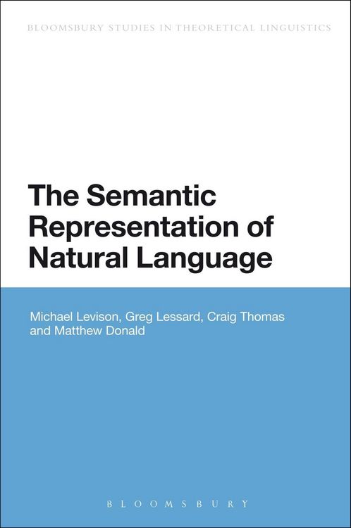 Produktbild: The Semantic Representation of Natural Language
