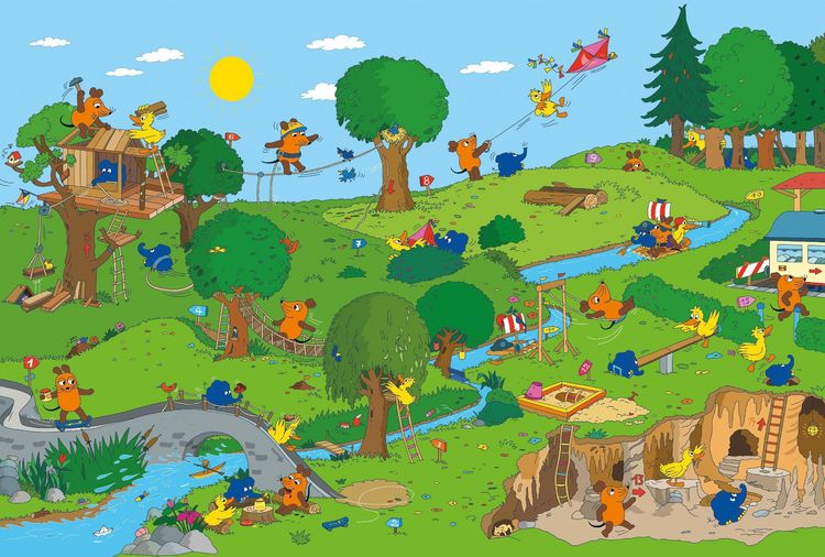 Produktbild: Im Spielpark, 100 Teile Puzzle