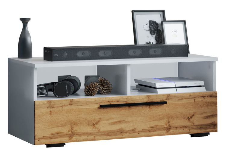 Produktbild: Holz TV Lowboard M&ouml;bel Fernsehschrank Arila L