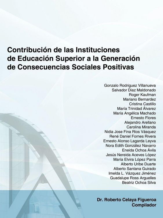 Produktbild: Contribucion de Las Instituciones de Educacion Superior a la Generacion de Consecuencias Sociales Positivas
