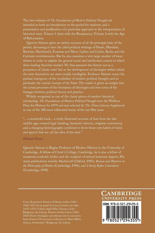 Produktbild: The Foundations of Modern Political Thought
