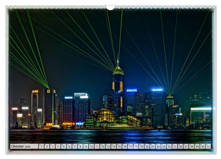 Produktbild: Hongkong, die pulsierende Metropole (Wandkalender 2026 DIN A3 quer), CALVENDO Monatskalender