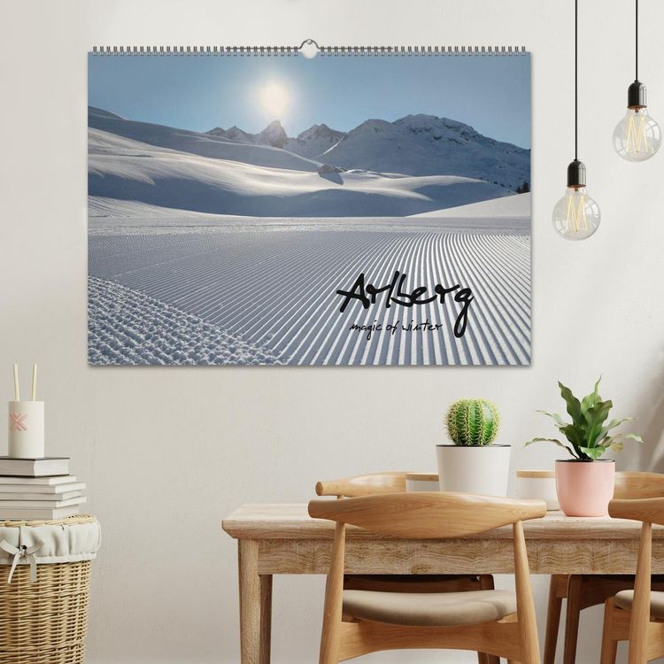 Produktbild: Arlberg - magic of winter (Wandkalender 2026 DIN A2 quer), CALVENDO Monatskalender