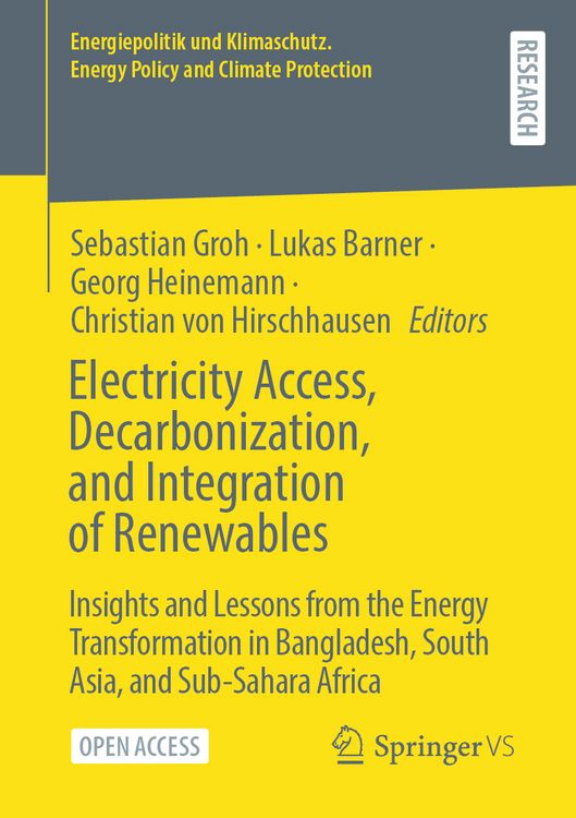 Produktbild: Electricity Access, Decarbonization, and Integration of Renewables
