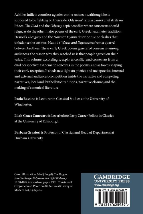 Produktbild: Conflict and Consensus in Early Greek Hexameter Poetry