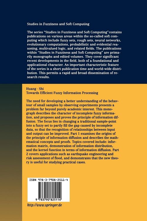 Produktbild: Towards Efficient Fuzzy Information Processing