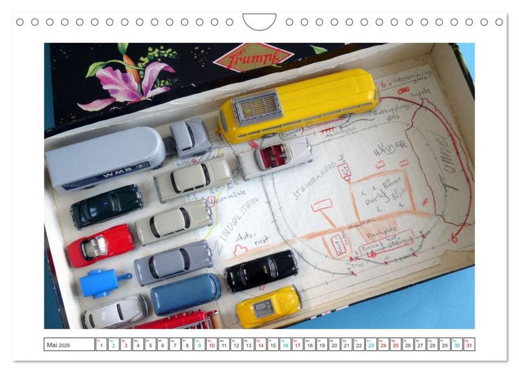 Produktbild: Wirtschaftswunder en miniature (Wandkalender 2026 DIN A4 quer), CALVENDO Monatskalender