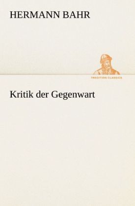 Produktbild: Kritik der Gegenwart