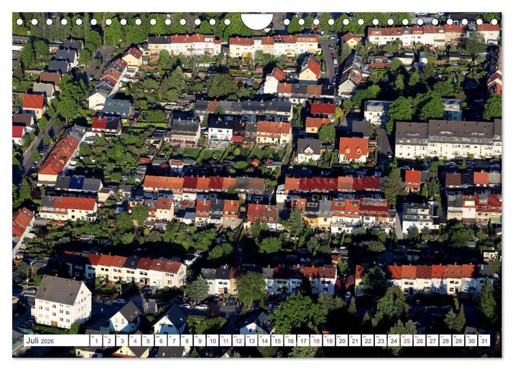 Produktbild: Chemnitz - Von Oben Nach Unten (Wandkalender 2026 DIN A4 quer), CALVENDO Monatskalender
