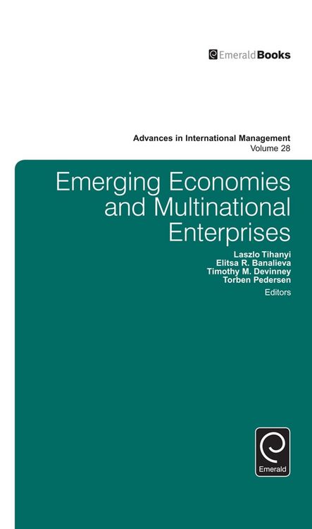 Produktbild: Emerging Economies and Multinational Enterprises