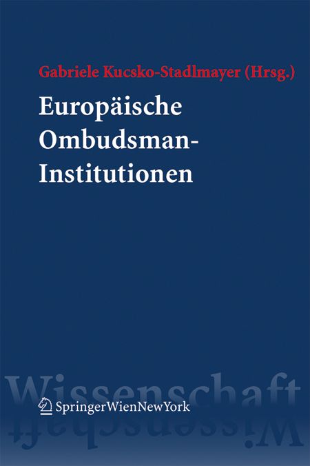 Produktbild: Europ&auml;ische Ombudsman-Institutionen