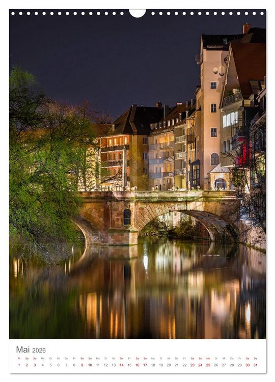 Produktbild: N&uuml;rnberg (Wandkalender 2026 DIN A3 hoch), CALVENDO Monatskalender
