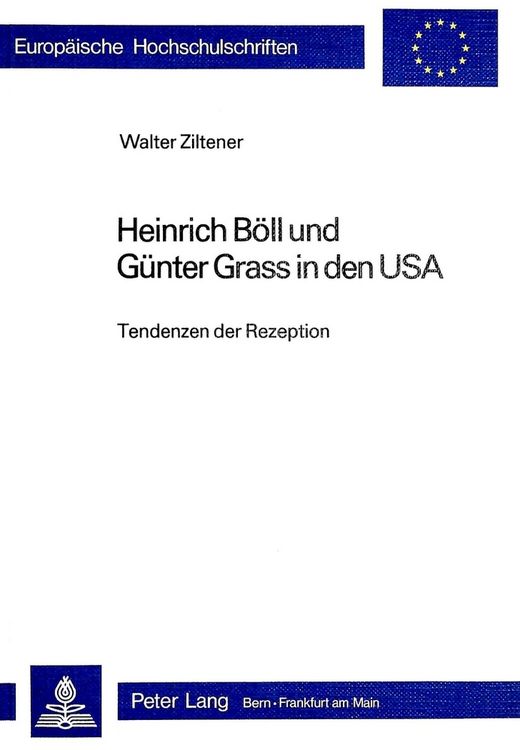 Produktbild: Heinrich B&ouml;ll und G&uuml;nter Grass in den USA