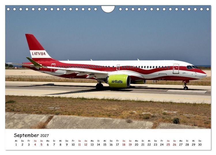 Produktbild: Faszination Luftfahrt Vielfalt zwischen Himmel und Vorfeld (Wandkalender 2027 DIN A4 quer), CALVENDO Monatskalender
