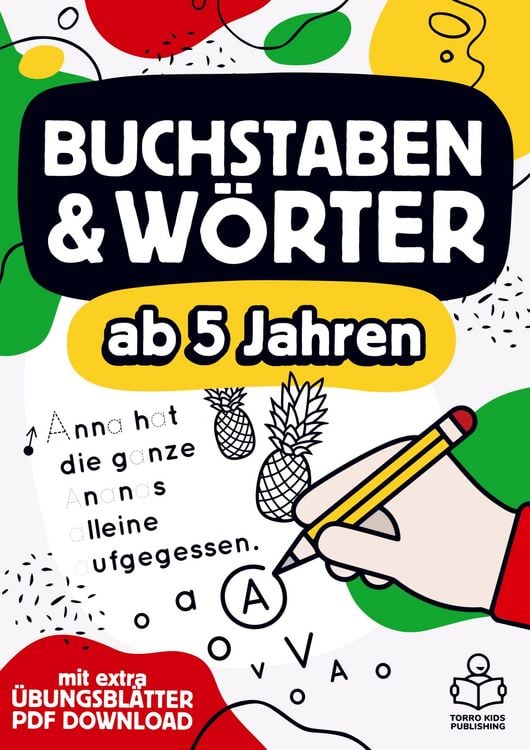 Produktbild: Vorschulheft - Buchstaben schreiben lernen ab 5 Jahren