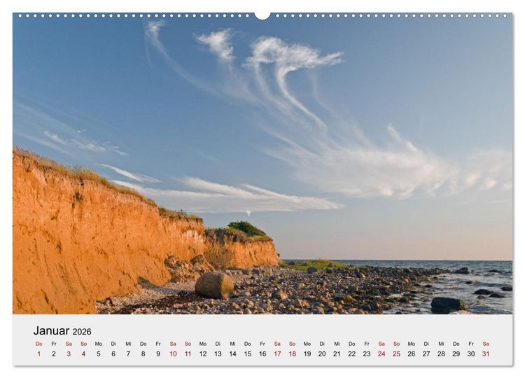 Produktbild: D&auml;nemark - Land, K&uuml;sten, St&auml;dte (Wandkalender 2026 DIN A2 quer), CALVENDO Monatskalender