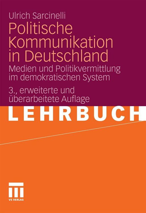 Produktbild: Politische Kommunikation in Deutschland