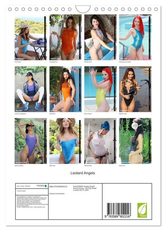 Produktbild: Leotard Angels (Wall Calendar 2027 DIN A4 portrait), CALVENDO 12 Month Wall Calendar