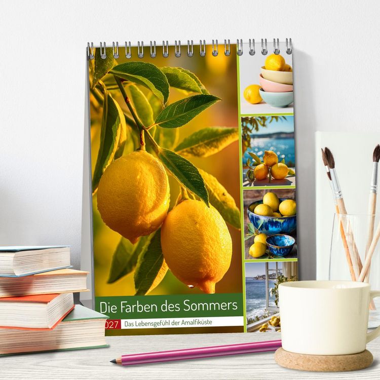 Produktbild: Die Farben des Sommers (Tischkalender 2027 DIN A5 hoch), CALVENDO Monatskalender