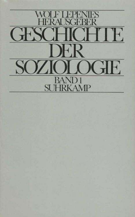 Produktbild: Geschichte der Soziologie