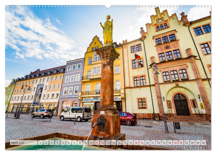 Produktbild: Mittweida Impressionen (hochwertiger Premium Wandkalender 2026 DIN A2 quer), Kunstdruck in Hochglanz