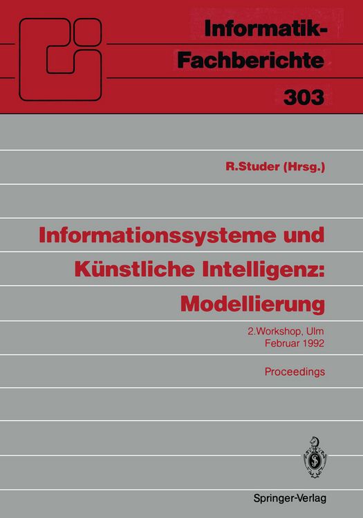 Produktbild: Informationssysteme und K&uuml;nstliche Intelligenz: Modellierung