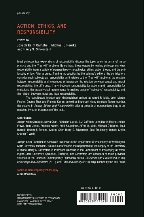Produktbild: Action, Ethics, and Responsibility