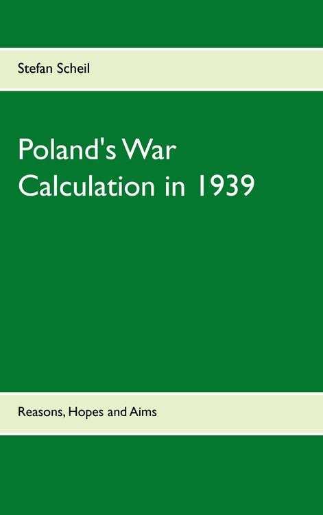 Produktbild: Poland's War Calculation in 1939