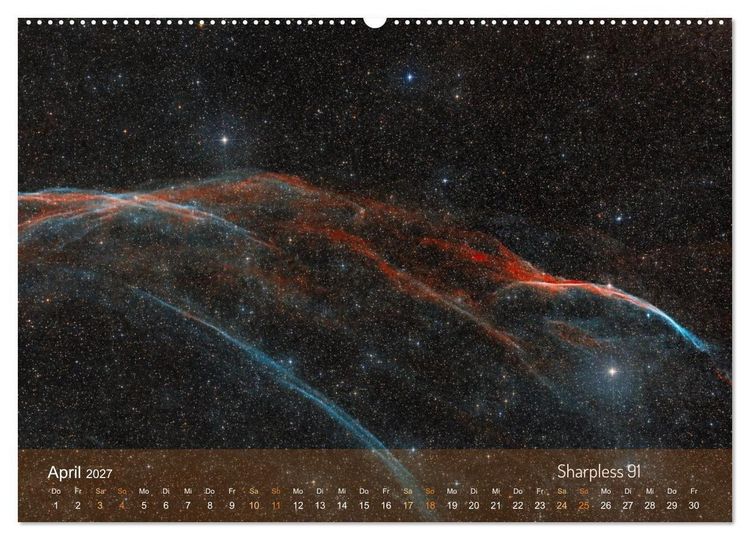 Produktbild: Deep Sky Kalender (Wandkalender 2027 DIN A2 quer), CALVENDO Monatskalender