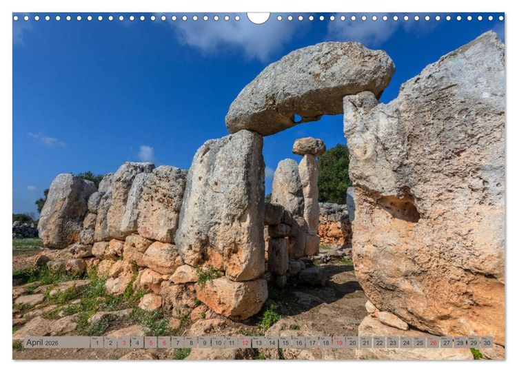 Produktbild: Menorca Untouched paradise in the Mediterranean Sea (Wall Calendar 2026 DIN A3 landscape), CALVENDO 12 Month Wall Calendar