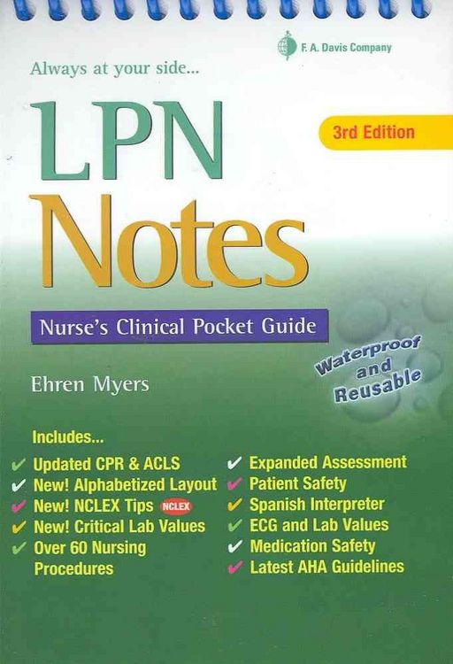 Produktbild: Lpn Notes Rev/e 3/e