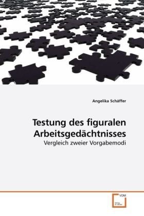 Produktbild: Sch&auml;ffer, A: Testung des figuralen Arbeitsged&auml;chtnisses