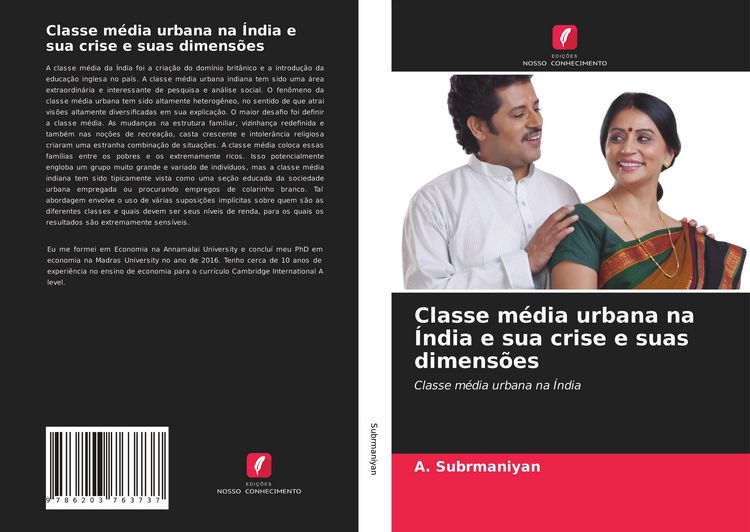 Produktbild: Classe m&eacute;dia urbana na &Iacute;ndia e sua crise e suas dimens&otilde;es