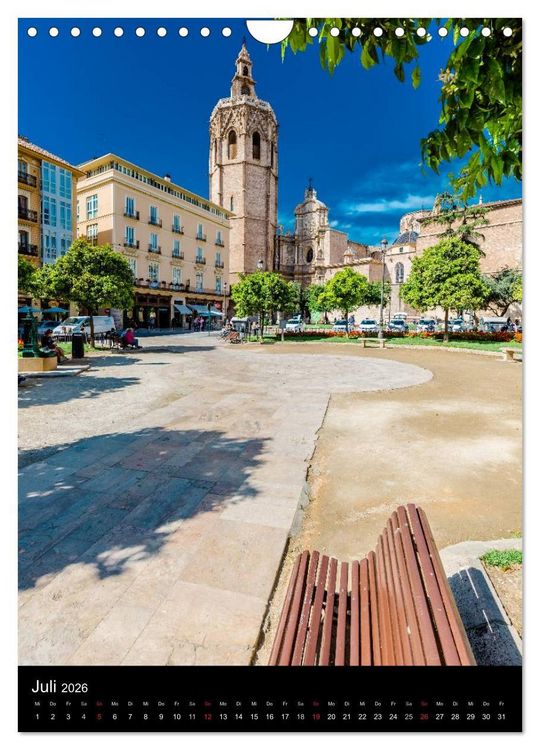 Produktbild: Valencia entdecken (Wandkalender 2026 DIN A4 hoch), CALVENDO Monatskalender