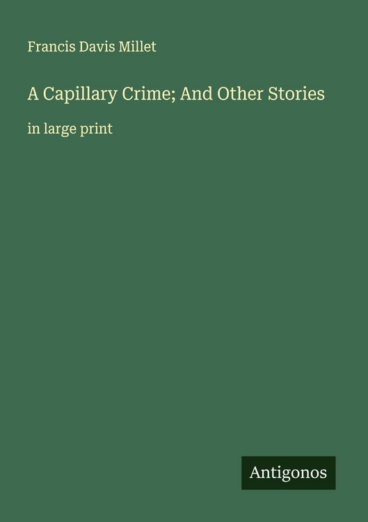 Produktbild: A Capillary Crime; And Other Stories
