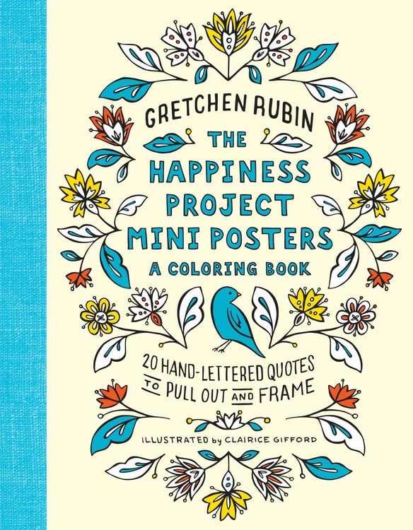 Produktbild: The Happiness Project Mini Posters: A Coloring Book